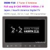 2 tuner 2 antenna 10.1 inch full segment digital TV receiver for Japan