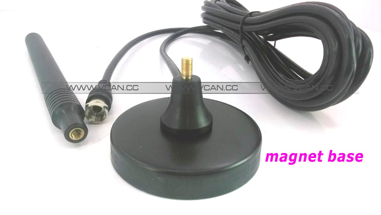 Ăng-ten TV kỹ thuật số ISDB-T DVB-T2 ATSC có đế nam châm trên không với bộ phóng tín hiệu MHZ860 Vcan1065 SMA F loại IEC MCX - Hình ảnh 3