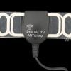 Цифрова телевізійна антена DVB-T ISDB-T ATSC високошвидкісна плівкова антена з підсилювачем телевізійного сигналу, активним підсилювачем 4 -