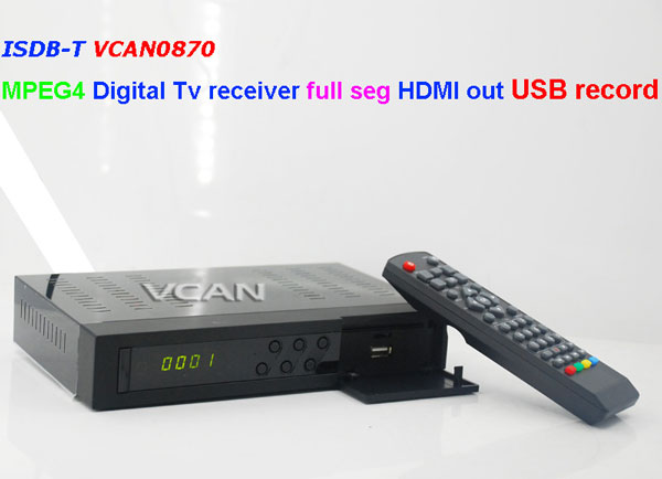 VCAN0870 ISDB-T جهاز استقبال التلفزيون الرقمي MPEG4 - صورة 8