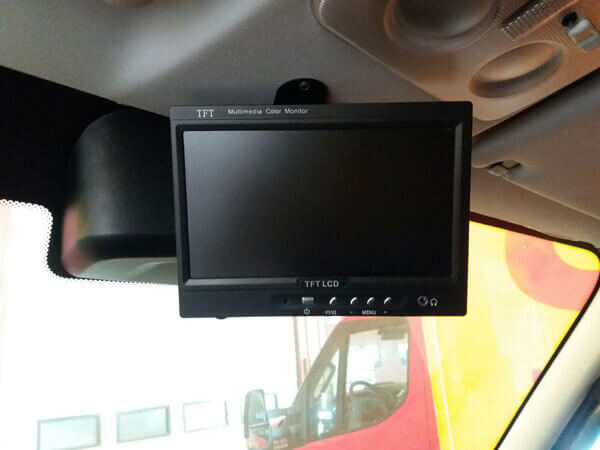 Auto 7 Monitor LCD TFT da pollici Ingresso video 2CH per telecamera posteriore TM-7003A - Immagine 5