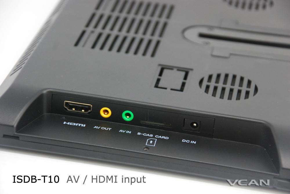2 tuner 2 antenna 10.1 inch full seg digital TV receiver - Image 9