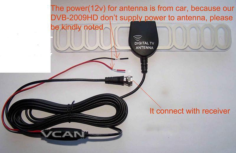 ANT-003هوائي التلفزيون الرقمي DVB-T هوائي مدمج لتكبير الإشارة - صورة 3
