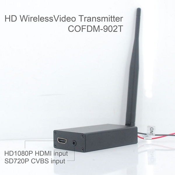 OFDM-902T-HDMI-Langaton-Video-lähetin-1080P-720P-CVBS-RCA-tulo
