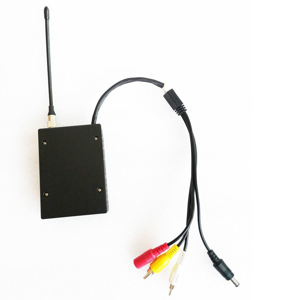 ビデオ映像転送　トランスミッター ワイヤレスビデオトランスミッター カメラとモニターの有線接続を