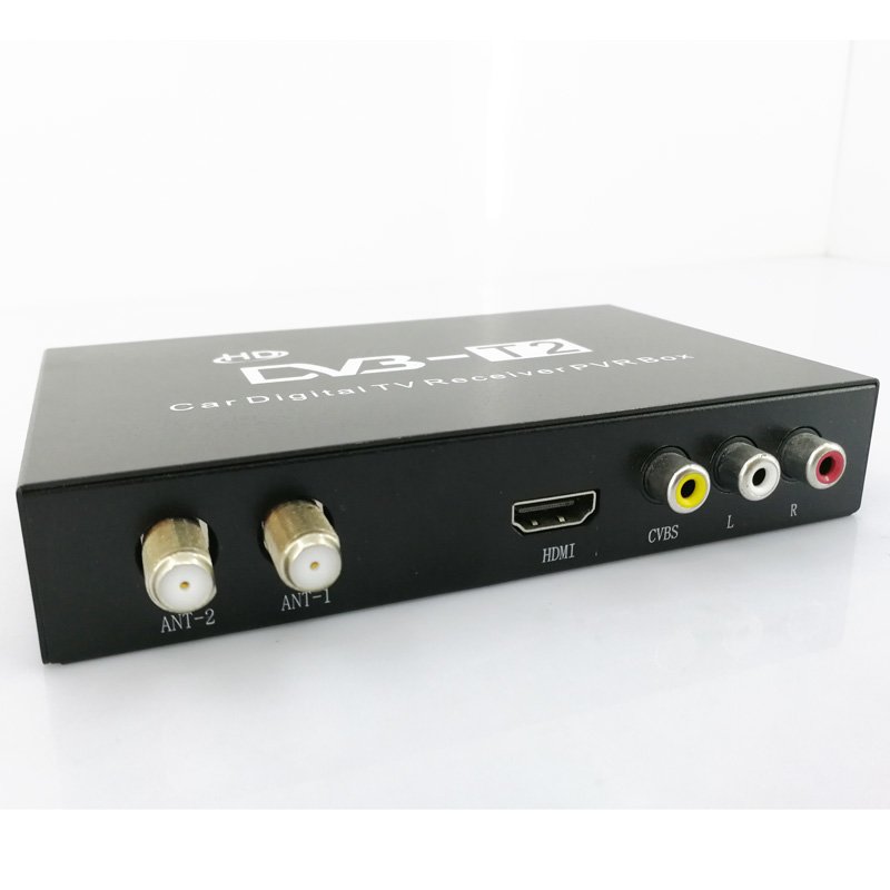 DVB-T266 Car DVB-T2 H265 Dual Tuner two antenna H264 Digital TV receiver for All DVB-T2 Country Germany New Standard Automobile tv box