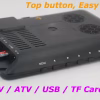 7 DVB-T2 7 дюймовый цифровой ТВ-монитор аналогового ТВ USB TF MP5 плеер AV аккумуляторная батарея