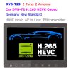 DVB-T29 9 pulgada DVB-T2 monitor de televisión LCD portátil HD FTA Freenet H265 HEVC Codec