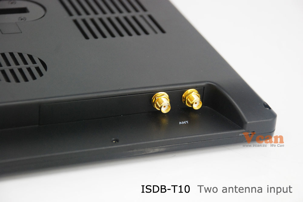 ISDB-T10_2 tuner 2 antenna 10.1 inch full seg digital TV receiver for Japan