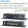 sintonizador de carro ISDB-T Dois receptor duas antenas HD MPEG4 TV para o Brasil Peru Chile Costa Rica 4 -