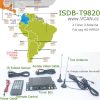 sintonizador de carro ISDB-T Dois receptor duas antenas HD MPEG4 TV para o Brasil Peru Chile Costa Rica 3 -