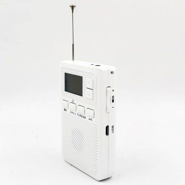 の代替ビュー クロックとワンセグAM FMラジオPocketv ISDB-Tテレビ1セグメントラジオ