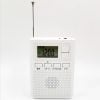 Um seg AM FM RADIO Pocketv ISDB-T de rádio segmento tv um com relógio