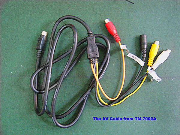 Auto 7 Monitor LCD TFT da pollici Ingresso video 2CH per telecamera posteriore TM-7003A - Immagine 2