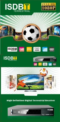 VCAN0870 ISDB-T MPEG4 مستقبل التلفاز الرقمي موالف أرضي مجموعة صندوق علوي محول هوائي تناظري