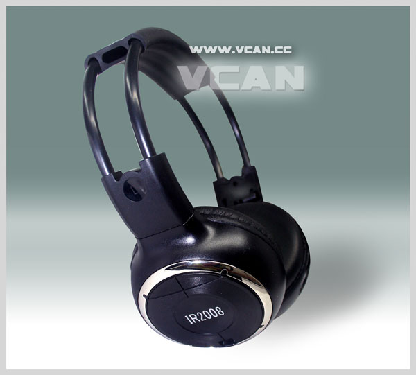 WL-2008 car wireless IR stereo TV headphone infrared headset