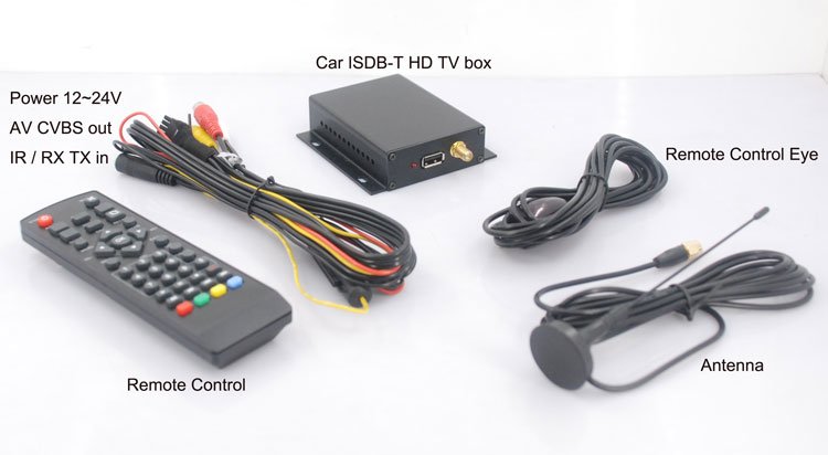 の代替ビュー ブラジルペルーパラグアイフィリピン自由アンテナISDB-T63のための車ISDBT高速デジタルテレビのフルセグメントHD ISDBTレシーバー