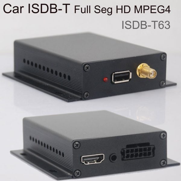 ブラジルペルーパラグアイフィリピン自由アンテナISDB-T63のための車ISDBT高速デジタルテレビのフルセグメントHD ISDBTレシーバー