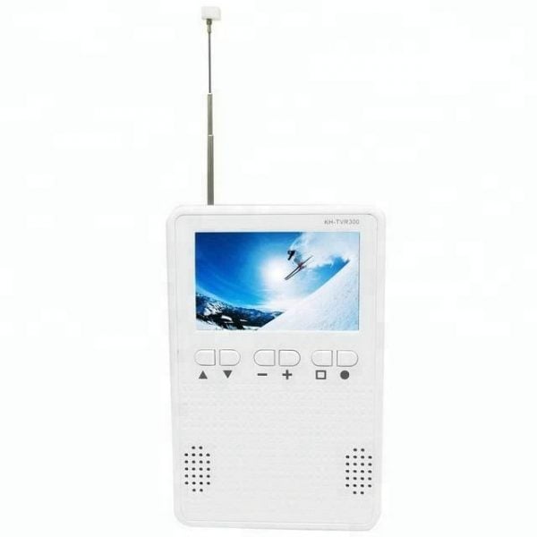 1つのアウトテレビAM FMラジオ 3.2 スピーカーイヤホン出力を持つインチモニターポータブルデジタルISDB-Tテレビポケットテレビ