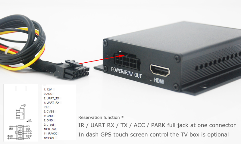 One tuner One antenna car DVB-T tv receiver MPEG4 DVB-T7000 - Image 3