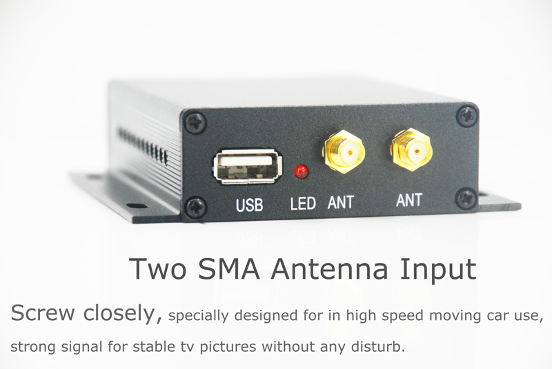 Diversidad de caja de receptor de TV DVB-T automático 2 antena MPEG4 H.264 STB dvb-t7200 - Imagen 3