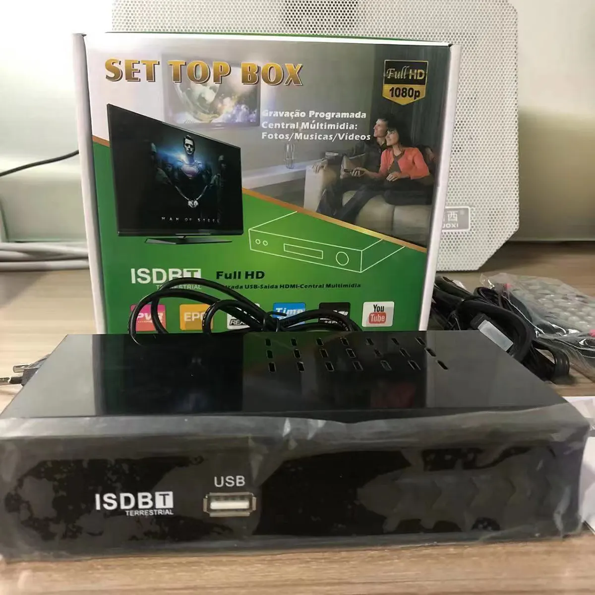 Sintonizador de caja de tv digital ISDB-T 2023 último modelo más nuevo
