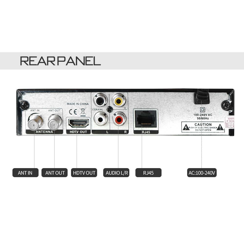 Decodificador digital terrestre ISDB-T sintonizador de TV decodificador totalmente HD 1080P H.264 USB para Brasil Chile Perú - Imagen 2