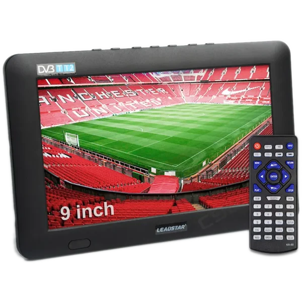9 بوصة ISDB-T TV TDT رقمي وتناظري صغير لتلفزيون السيارة الصغيرة يدعم USB TF PVR MP4 H.265 AC3 DTV900
