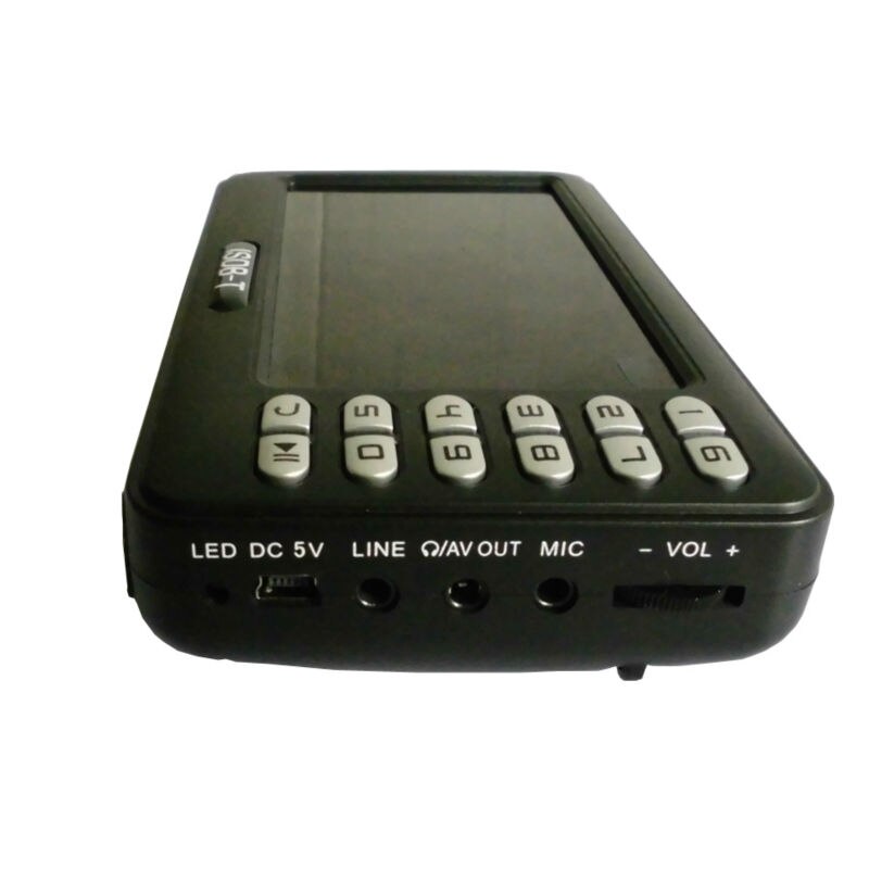 Mini récepteur TV ISDBT avec 4.3 Écran LCD pouces pour prise en charge ISDB-T Carte TF USB Vidéo FM Boîte de lecteur de télévision numérique - Image 4