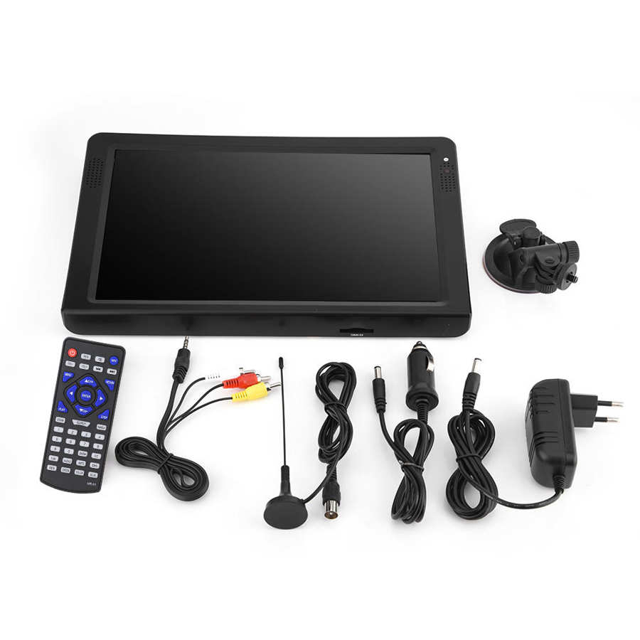 LEADSTAR 12 インチHDポータブルTVISDB-TUSBデジタルテレビミニカーTV