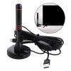 Długo 200 Magnes Miles Range Cyfrowa antena telewizyjna ze wzmacniaczem ATSC / DMB-T / ISDB-T do tunera VHF / UHF Lokalne kanały ANT-004 1 -