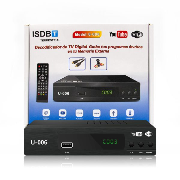 عرض بديل ISDB-T التلفزيون الرقمي STB مجموعة صندوق موالف علوي sintonizador الأرضي استقبال HD محول Dolby AC3 +