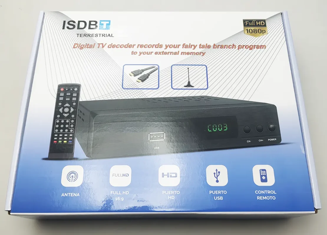 isdb-t 数字电视频道频率 sintonizador isdbt