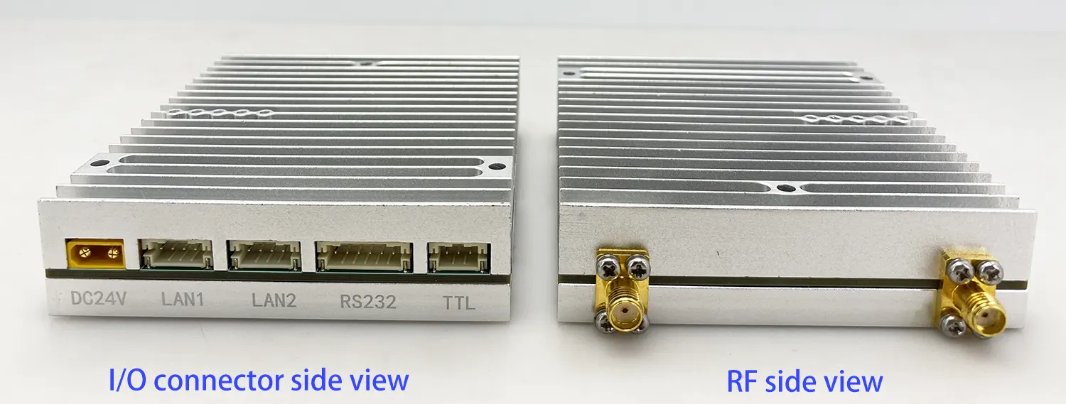 用于无人机视频数据链路远程发射器接收器的 VTX 输入输出连接和 RF 侧视频