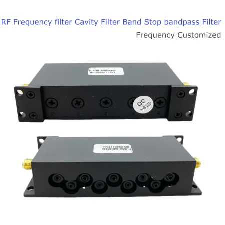 RF Frekans filtresi Boşluk Filtresi Bant Durdurma bant geçişi Filtre frekansı özelleştirilmiş