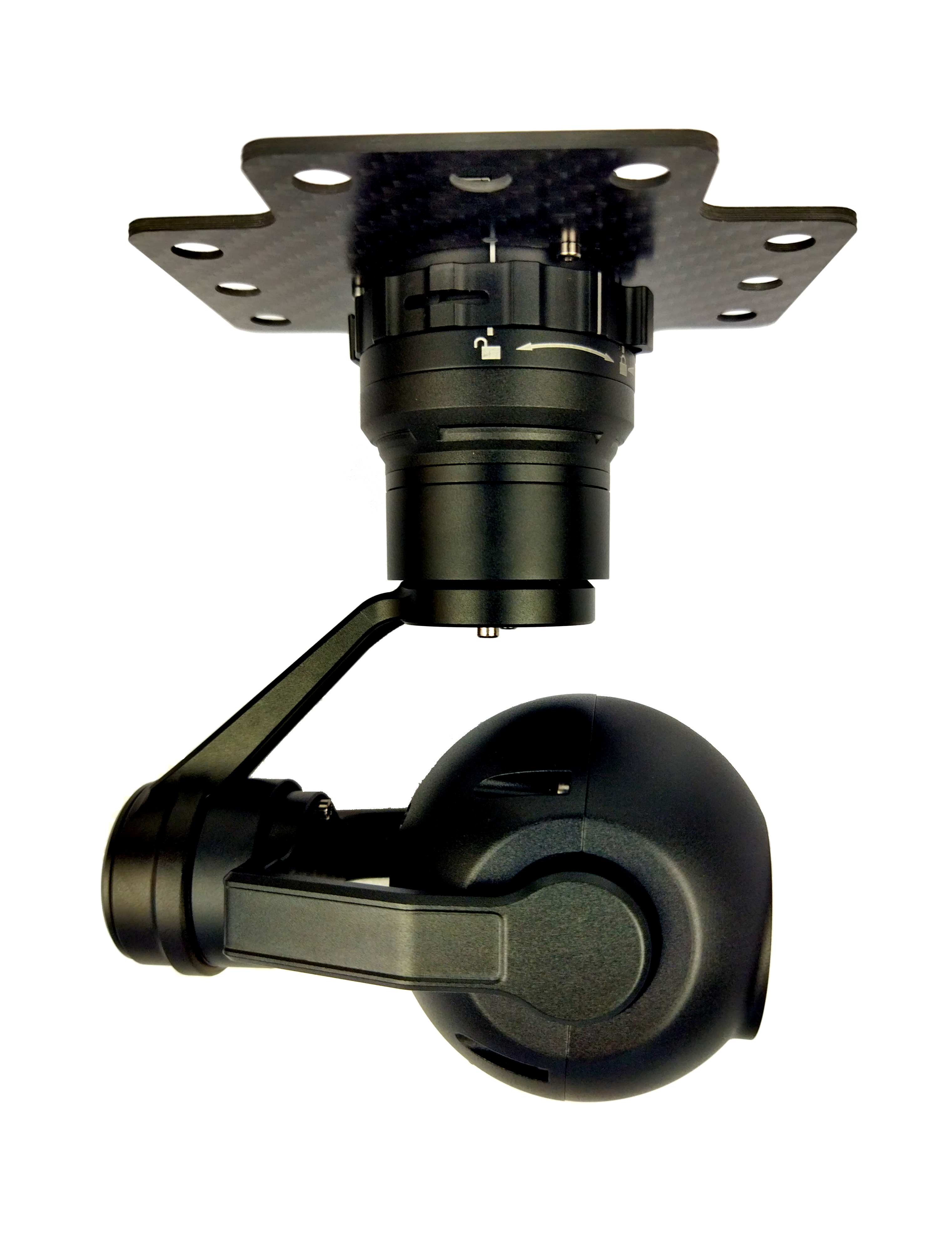 IP çıkışı 25mm lens 640*512 3 eksenli gimbal ile termal görüntüleyici