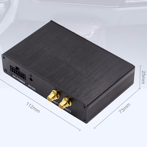 รถยนต์ ISDB-T ตัวรับสัญญาณ digital boardcast conversor 2 จูนเนอร์ 2 เสาอากาศ