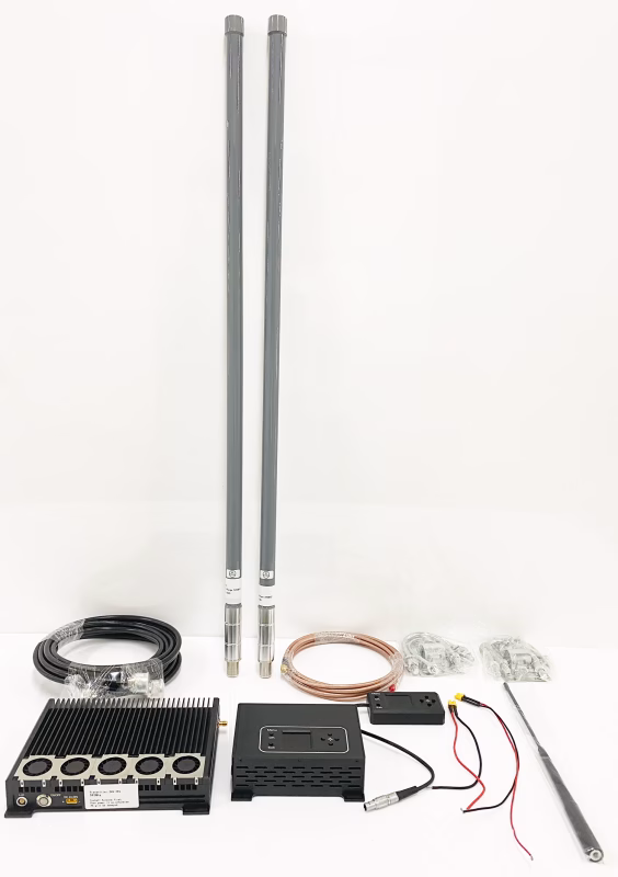 Unidirectional HD video link for 50km Latency 50ms four frequency