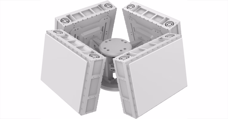 เรดาร์อาร์เรย์แบบแบ่งเฟสสี่ด้าน