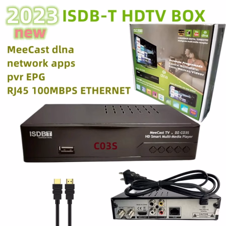 MEECAST ISDB-T Full-Seg HDTV Box Brazil Peru Chile Philippines Japan